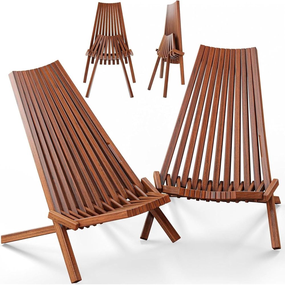 Outdoor Furniture Diy - Набор из 2 складных деревянных стульев