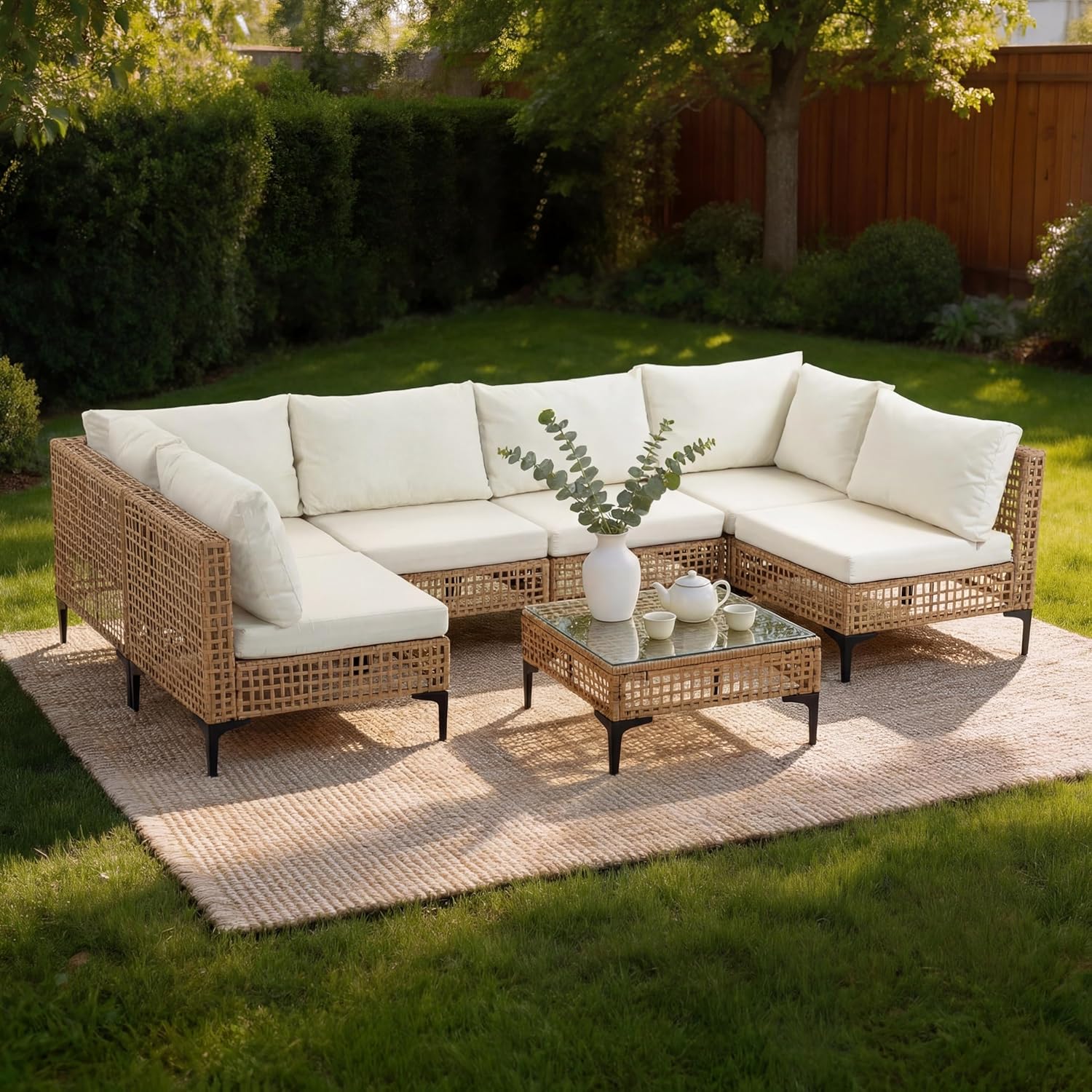 Комплект садовой мебели из 7 п – обзор и цена Outdoor Furniture Luxury