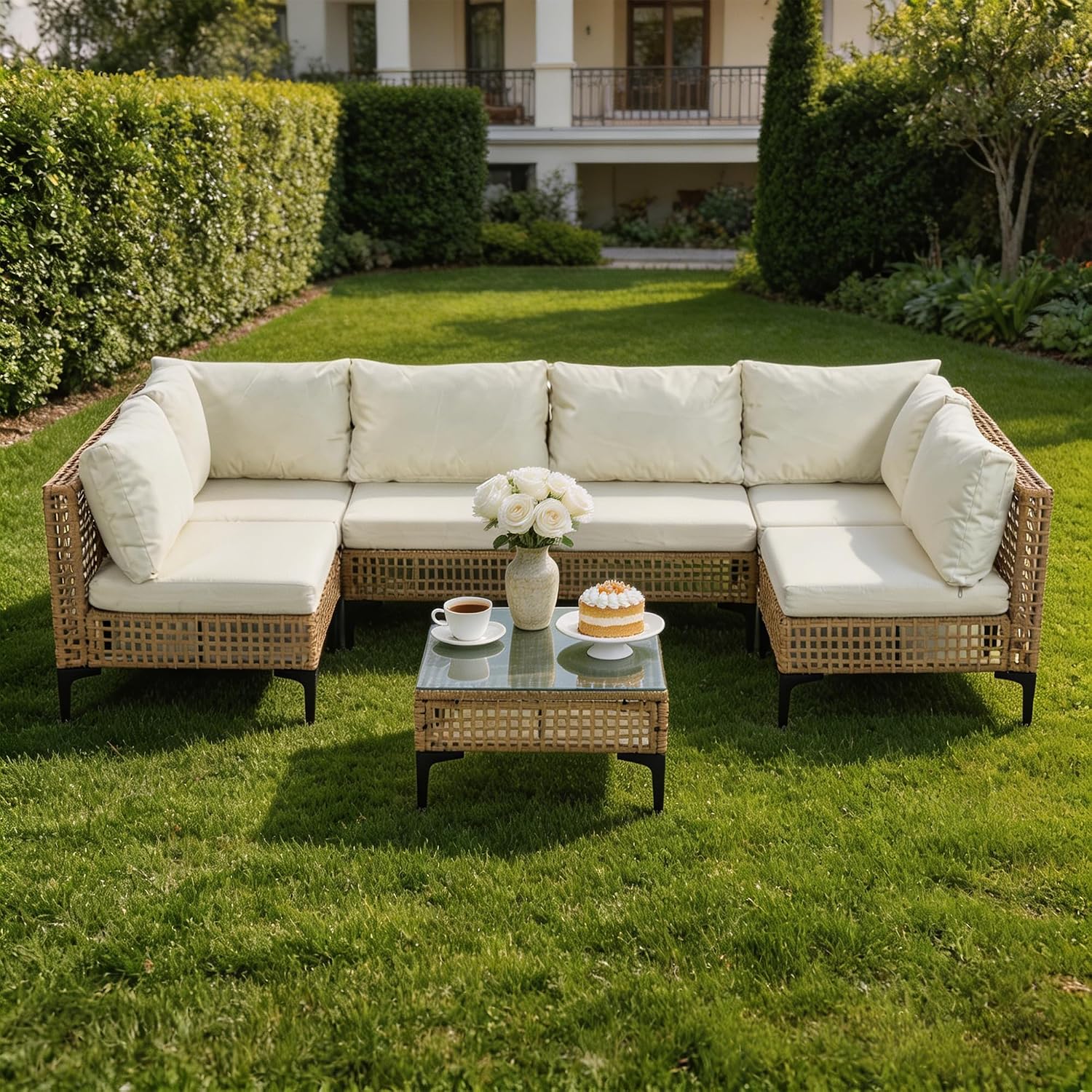 Комплект садовой мебели из 7 п – обзор и цена Outdoor Furniture Luxury