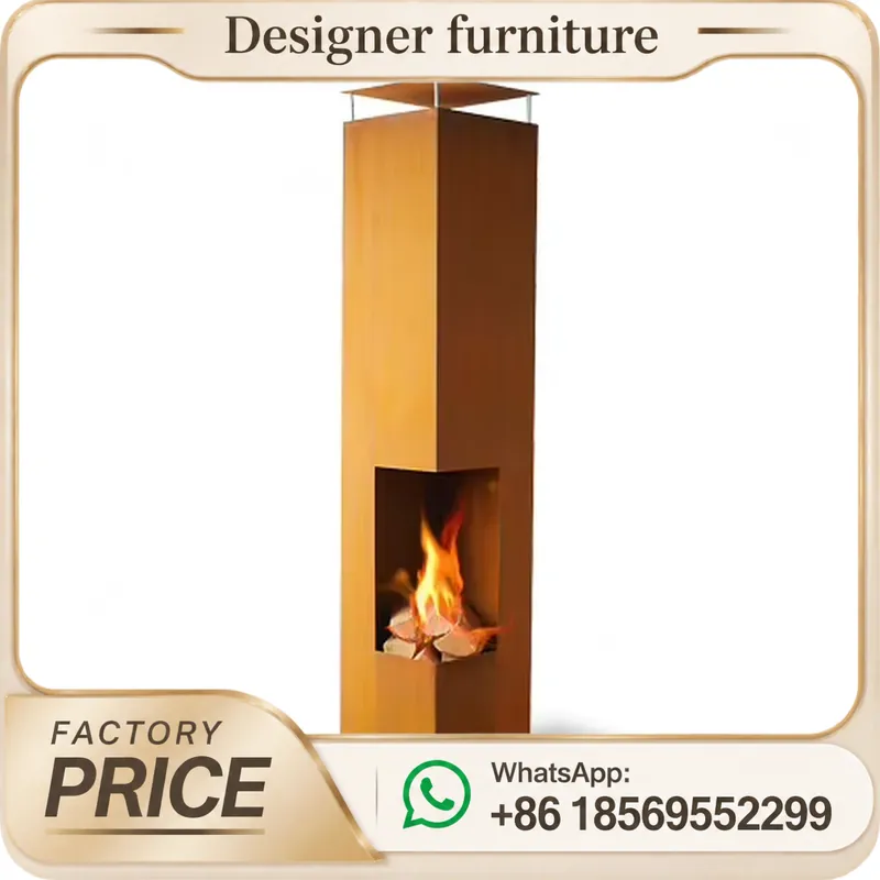 Портативная печь на древесных  – обзор и цена Outdoor Furniture Metal
