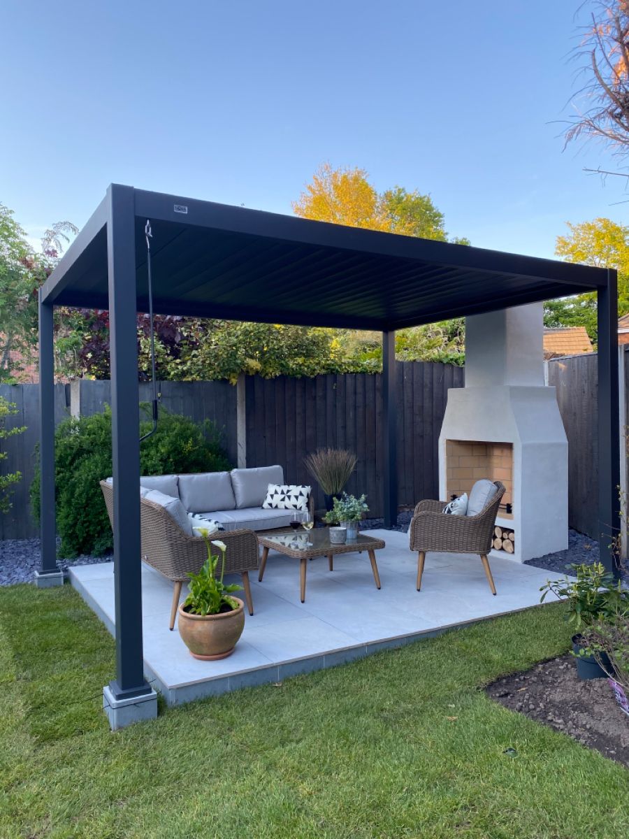 Вилла в минималистском стиле,  – обзор и цена Outdoor Furniture Metal