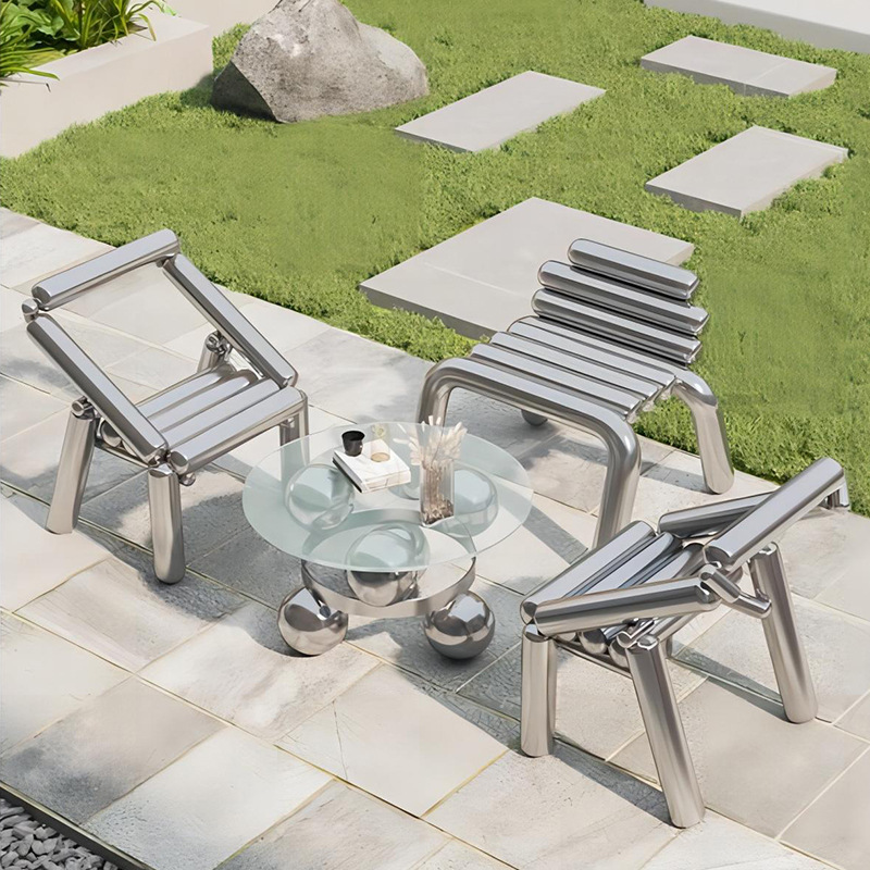 Стул из нержавеющей стали, лег – обзор и цена Outdoor Furniture Luxury