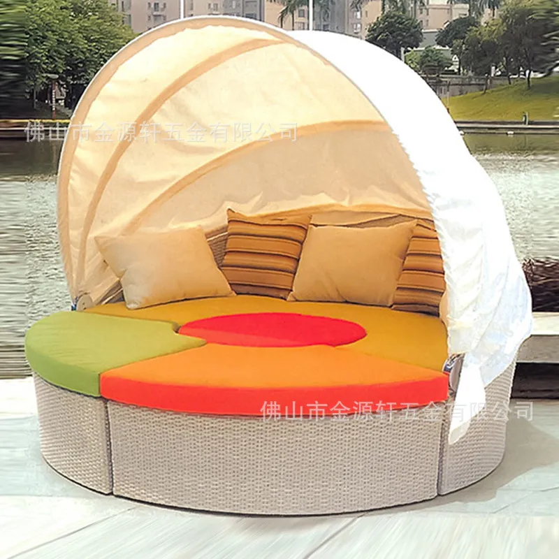 Круглая плетеная кушетка для о – обзор и цена Outdoor Daybed Furniture